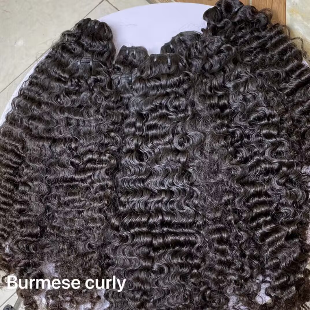 1 unids birmano Pelo Rizado