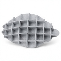 Panneau acoustique en forme de nuage, panneau de plafond en feutre polyester, absorbeur de son suspendu pour bureau, école, salle