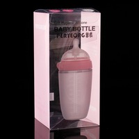 Boîte en plastique pliante PET transparente personnalisée en PVC pour enfants Boîte d'emballage transparente pliante pour cadeau