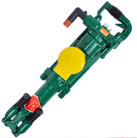 Perceuse de roche de mine de plate-forme de forage rotatoire de type YT28 avec la jambe d'air pour le petit fendage de roche comportant des composants de noyau de pompe et de moteur