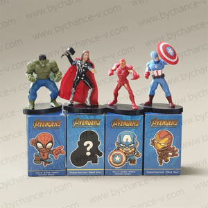 Caja Sorpresa de <span class=keywords><strong>Spiderman</strong></span>, Figura Coleccionable Miniatura, Juguete Misterioso de Moda, Premio para Máquina de Garras, Recarga para Máquina Expendedora - Product Image 5