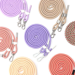 Universal ajustável celular cordão celular cinta do telefone móvel encantos com Tether Tab para telefones cobertura completa caso - Product Image 6