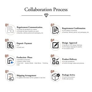 Collar de Plata S925 con Diamantes Cultivados en Laboratorio <span class=keywords><strong>y</strong></span> Cadena con Piedras Melee Chapadas en Oro para Joyería Femenina - Product Image 5