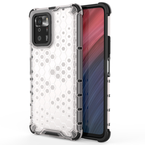 PC de nido de abeja suave a prueba de golpes para <span class=keywords><strong>Xiaomi</strong></span> Note10 <span class=keywords><strong>Pro</strong></span> 5G Protección de cuerpo completo de 360 grados <span class=keywords><strong>Carga</strong></span> inalámbrica Funda de teléfono delgada transparente - Product Image 2