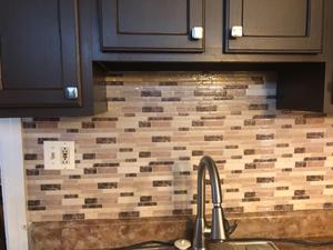 Peel And Stick decorativo autoadesivo intelligente 3D vinile piastrelle mosaico <span class=keywords><strong>pietra</strong></span> adesivo da <span class=keywords><strong>parete</strong></span> per cucina Backsplash - Product Image 6