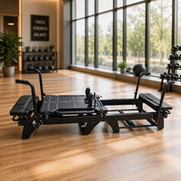 Piste de glisse allongée en alliage d'aluminium pour Reformer Pilates, pour mouvements à pleine amplitude, pour studio de Pilates, logo personnalisé OEM, 180 kg
