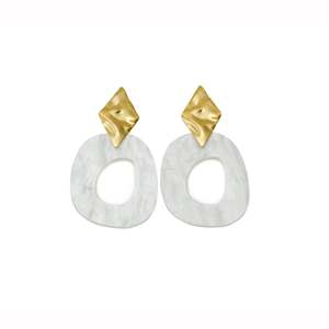 Boucles d'oreilles pendantes tendance E295-E140-0169B - Product Image 1