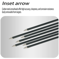 Flèches en carbone anti-crevaison pour le tir à l'arc, flèches de précision pour la pratique et la chasse, pour arcs à poulies et arcs classiques