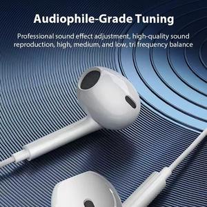 Auriculares Intrauditivos con Cable y Micrófono, Tipo C, para iPhone 16 15, Auriculares Portátiles Tipo C con Sonido HiFi - Product Image 4