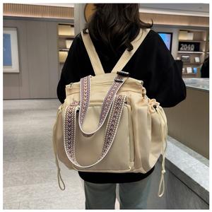 Gran capacidad 2025 mamá bolsa portátil moda padre-hijo <span class=keywords><strong>mochila</strong></span> coche <span class=keywords><strong>cuna</strong></span> maternidad cesta de la compra perezoso viaje - Product Image 2