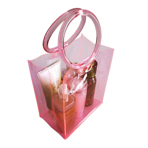 Il più nuovo braccialetto da polso pochette in PVC borsa <span class=keywords><strong>O</strong></span> cerchio braccialetto borsa da donna Mini borsa da polso in PVC trasparente - Product Image 3