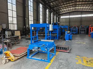 Concrete Bricks Manufacturing Machine Price QTJ4-18 Fully Automatic Concrete Cement Brick Block Making Machine Brick Making Machine Manufacturer Paving Stone 5500 15-25s