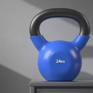 Kettlebells de musculation réglables en fonte, pas chers, 12-32 kg, kettlebells de compétition en acier revêtu de couleur - Product Image 5
