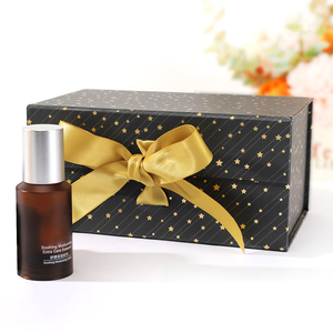Boîte d'emballage à fermeture magnétique pour soins de la peau boîtes cadeaux magnétiques avec ruban - Product Image 1