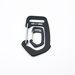 Wholesale Aluminum Alloy Super Light Carabiner <b>Snap</b> <b>Hook</b> Oval Carabiner Oval Aluminum Climbing Carabiners with Webbing Hole - Product Image 3