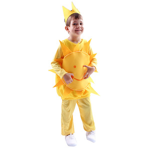 Disfraz de <span class=keywords><strong>Sol</strong></span> para Niños, Traje de Cosplay para Representaciones Teatrales y Fiestas, Kits de Poliéster al por Mayor - Product Image 1