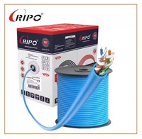 Cable de red Cat5e y Cat6 1000ft/305m con RJ45 | Cable LAN de alta velocidad para Gigabit Ethernet y redes de oficina