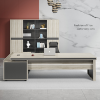 Ensemble de Mobilier de Bureau de Luxe pour PDG, Bureau Exécutif, Table de Travail de Direction, Bureau Escritorio De Oficina Schreibtisch pour Patron