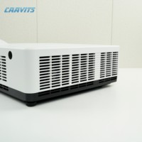 Projecteur laser CAAVITS UST 0.44 6000 lumens WXGA 3LCD à ultra courte focale pour l'éducation et les grands espaces