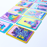 Cartes de tarot Oracle personnalisées de haute qualité 2024 (Tarot de Marseille) Impression CMJN/PMS Jeux de cartes de tarot en papier Emballage de type livre