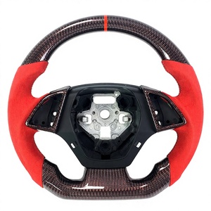 Volant sport en cuir et fibre de carbone pour C6/C7/C8 et (2016-2020) - Product Image 1