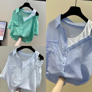 Camisa <span class=keywords><strong>de</strong></span> Mujer <span class=keywords><strong>de</strong></span> Manga Larga, Holgada, Casual y Versátil con Cuello Moderno, Nueva Colección Primavera 2026, Venta al Por Mayor - Product Image 5