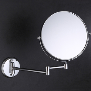 Modern 3x <strong>Magnifying</strong> Foldable Double-Sided Shaving/Cosmetic Makeup <strong>Mirror</strong> Wall Mounted Shower <strong>Mirror</strong> - Product Image 2