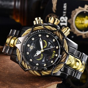 Reloj de Hombre <span class=keywords><strong>INVIC</strong></span>, Diseño Europeo Americano, Correa de Acero Inoxidable, Deportivo, Resistente al Agua, Esfera Grande, Gran Venta - Product Image 2