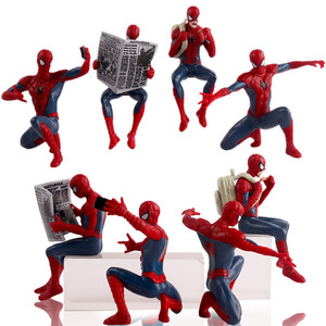 Figurine d'<span class=keywords><strong>action</strong></span> de héros de dessin animé, mini-ornement, poupée à suspendre pour tasse et décoration d'ordinateur, <span class=keywords><strong>voiture</strong></span> et bureau à domicile - Product Image 1