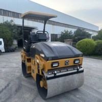 Rouleau compresseur vibrant à double tambour de petite taille XMR403 de 4 tonnes avec kit de compactage d'asphalte à vendre en Chine