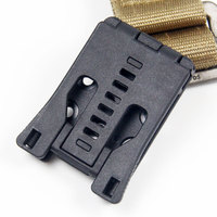 Grand accessoire de boucles de clip de ceinture tactique noir pour le produit de kits de voyage d'étui de gaine de Kydex