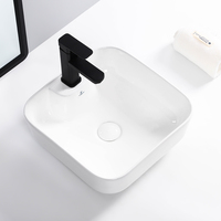 Fournisseurs professionnels d'articles sanitaires lavabo fait à la main meubles de salle de bain hôtel évier lavabo à main