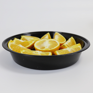 Salad Bowl Round Disposable Leak Proof 1200ml Plastic Food Container Salad Soup Bowl With With Lid