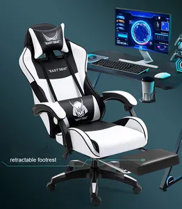 Изготовленный На Заказ дешевый кожаный реклайнер компьютер pc игровое кресло silla gamer вращающееся кресло гоночный игровое кресло с подставкой для ног