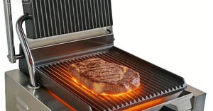 <span class=keywords><strong>Grill</strong></span> à <span class=keywords><strong>panini</strong></span> professionnel Deep <span class=keywords><strong>Grill</strong></span> Mark All-Groove 2400W, presse à sandwich PG-812 - Product Image 3