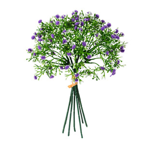Bouquet de mariage artificiel en gypsophile doux en plastique, idéal pour la photographie en extérieur et la décoration intérieure - Product Image 5