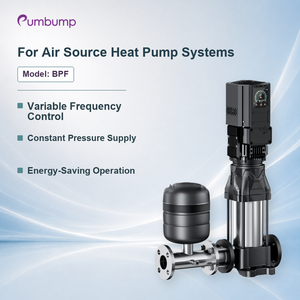 ระบบบูสเตอร์ความถี่แปรผัน BP/BPF สำหรับปั๊มความร้อนแบบอากาศ ให้การจ่ายน้ำคงที่และประหยัดพลังงาน - Product Image 1