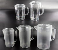 2400ML 3500ML 5000ML PC plastique Boisson boissons bouilloire théière cruche d'eau bulle théière Jus cruche