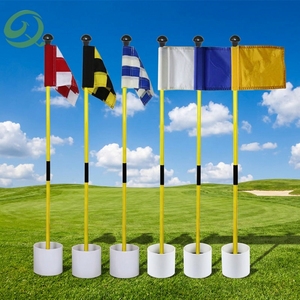 Coupe de trou de <span class=keywords><strong>golf</strong></span> d'entraînement d'arrière-cour de logo personnalisé et bâton de drapeau Jeu de tasse de trou de drapeau d'épingle de <span class=keywords><strong>golf</strong></span> verte de <span class=keywords><strong>golf</strong></span> - Product Image 1