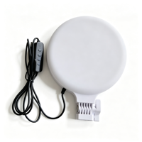 Lampe LED ronde de 16 cm pour photographie, éclairage de beauté pour selfie, idéale pour le streaming en direct et la prise de vue vidéo, panneau lumineux rond pleine écran