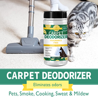 Poudre désodorisante sans parfum pour chien, chat, lapin, petits animaux, détachant, nettoyage des surfaces domestiques, tapis, moquette
