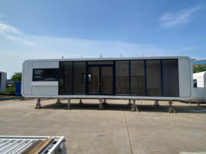 Luxury Pod Premium Eco-Resort Maison de <span class=keywords><strong>plage</strong></span> portable Structure <span class=keywords><strong>en</strong></span> acier résistant à la corrosion pour <span class=keywords><strong>le</strong></span> camping Hébergement préfabriqué côtier - Product Image 2