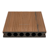 Planches de terrasse en composite bois-plastique (WPC) G2 Co-extrusion, personnalisables, contemporaines, antidérapantes, imperméables, à grain de bois, pour extérieur, ignifuges, pour jardin