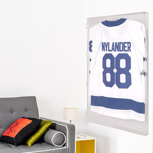 Vitrina de Acrílico Personalizada para <span class=keywords><strong>Camisetas</strong></span>, Protección UV, Soporte de Pared para Exhibir <span class=keywords><strong>Camisetas</strong></span> Firmadas de <span class=keywords><strong>Baloncesto</strong></span>, Fútbol Americano, Hockey y Béisbol - Product Image 5