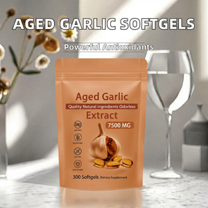 Capsule di Estratto di Aglio Invecchiato, Integratore Antiossidante Organico Senza Glutine, Supporto per il Sistema Immunitario, OEM - Product Image 2