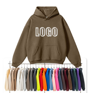 Sudadera con Capucha de Alta Calidad para <span class=keywords><strong>Hombre</strong></span>, Sudadera Unisex Extra Grande, con Capucha, Logotipo Personalizado, Bordado Pesado en Blanco - Product Image 6