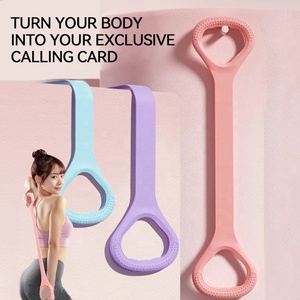 Figure 8 Fitness Resistance <span class=keywords><strong>Bands</strong></span>, Pita Elastis dengan Pegangan, Peralatan Olahraga untuk Terapi Fisik Peregangan Yoga Pilates - Product Image 4