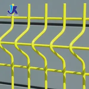 2024 nouvelle clôture en treillis métallique soudé galvanisé de haute qualité 3d Curvy clôture en treillis triangulaire 3D