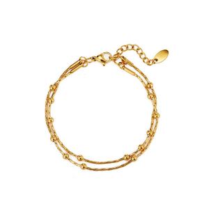 Tarnish Free Waterproof Cute 316l Stainless Steel Jewlery 14k 18k <b>Gold</b> Plated <b>Bracelet</b> Dainty <b>for</b> <b>Women</b> - Product Image 4