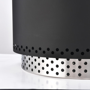 Poêle à bois de camping extérieur personnalisé en acier inoxydable, design modulable, pour patio, brasero, barbecue sans fumée - Product Image 4